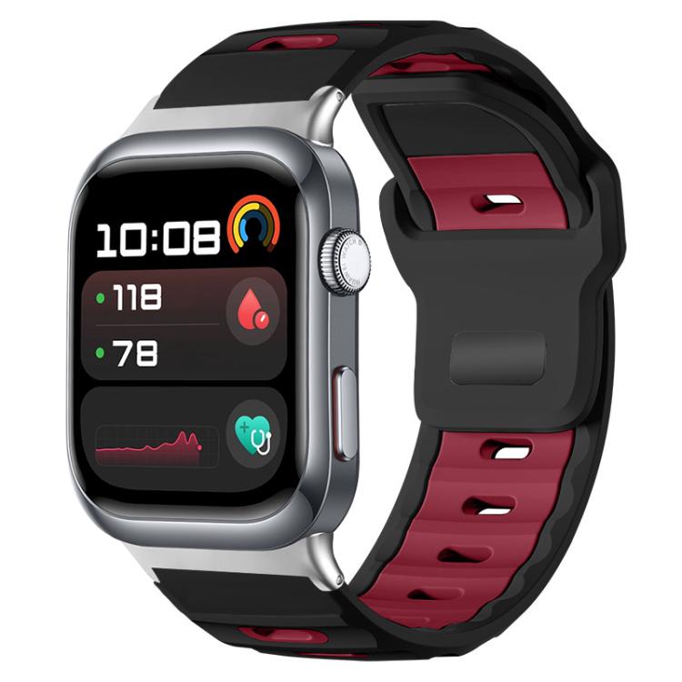 xDfind Flat-head Dual-color Silicone Watch Band, For Huawei Watch D2