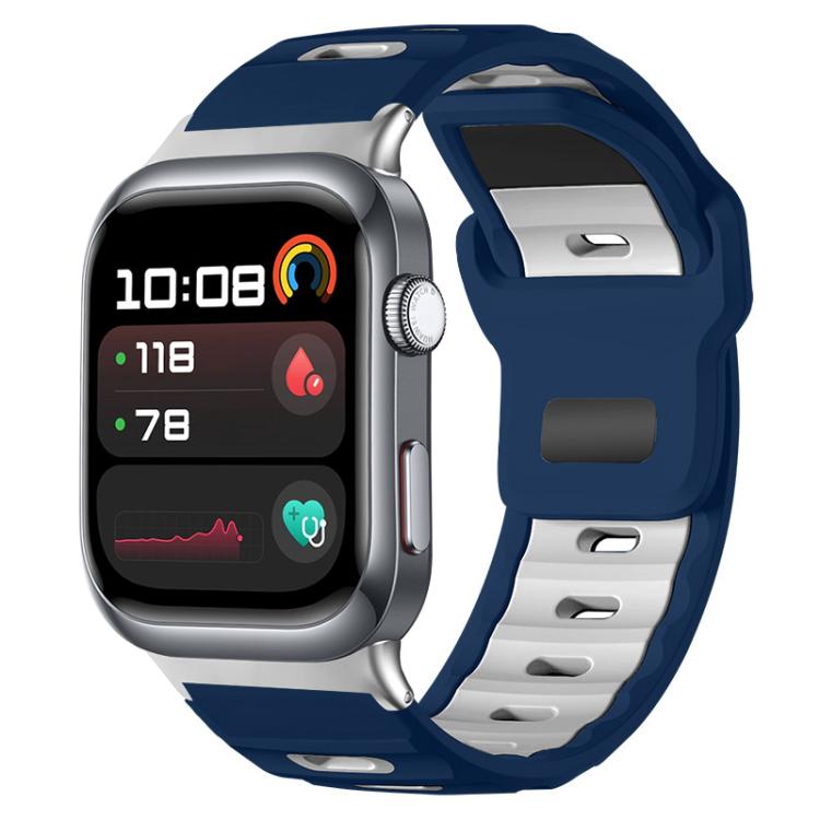 xDfind Flat-head Dual-color Silicone Watch Band, For Huawei Watch D2