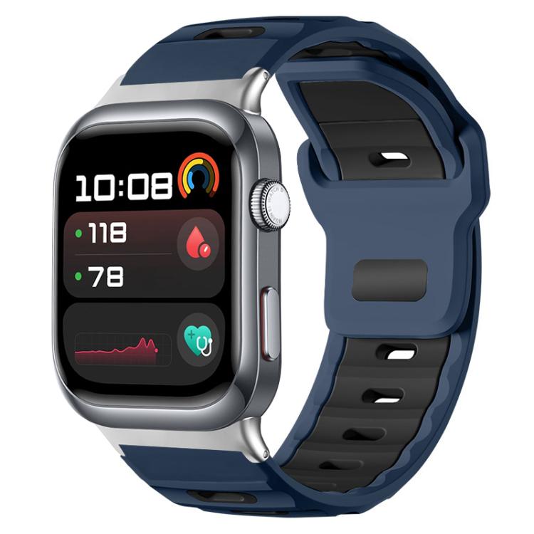 xDfind Flat-head Dual-color Silicone Watch Band, For Huawei Watch D2