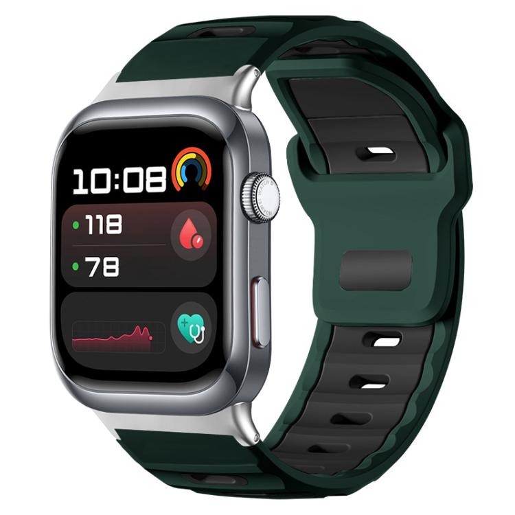 xDfind Flat-head Dual-color Silicone Watch Band, For Huawei Watch D2