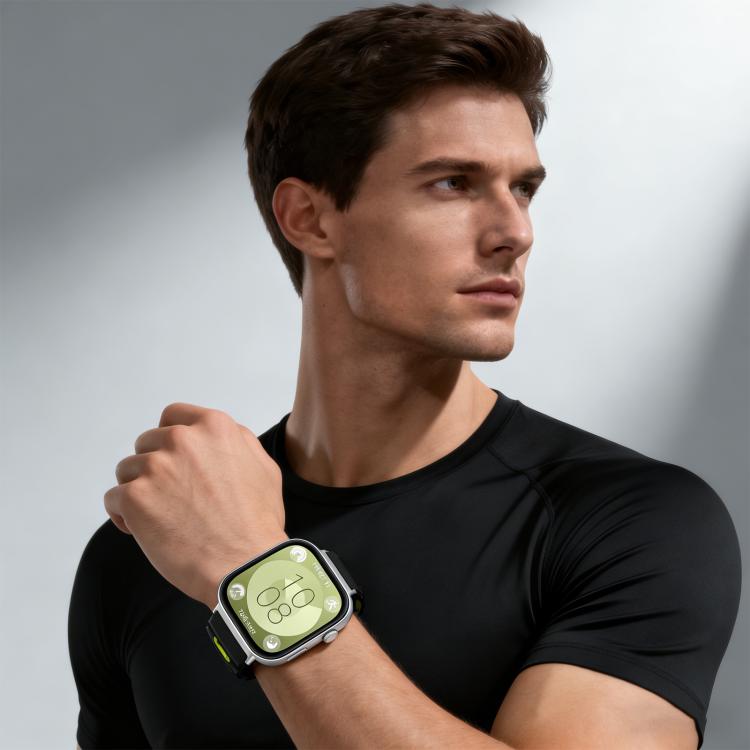 xDfind Flat-head Dual-color Silicone Watch Band, For Huawei Watch Fit4 Pro / Fit4 / Fit3