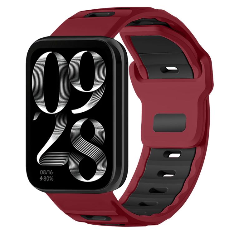 xDfind Flat-head Dual-color Silicone Watch Band, For Xiaomi Band 9 Pro / Redmi Watch 6 / 5