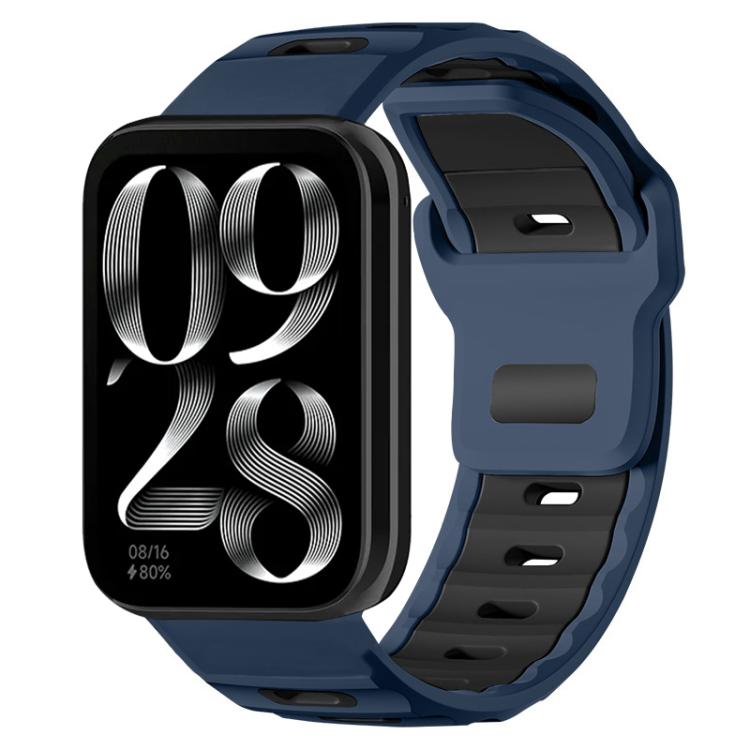 xDfind Flat-head Dual-color Silicone Watch Band, For Xiaomi Band 9 Pro / Redmi Watch 6 / 5