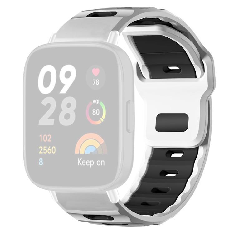 xDfind Flat-head Dual-color Silicone Watch Band, For Redmi Watch 3