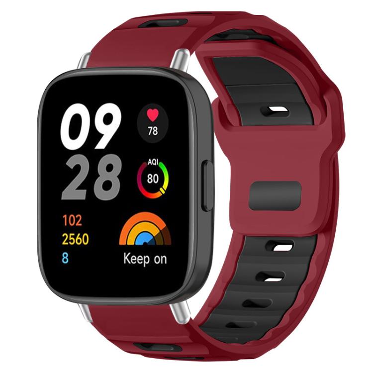 xDfind Flat-head Dual-color Silicone Watch Band, For Redmi Watch 3