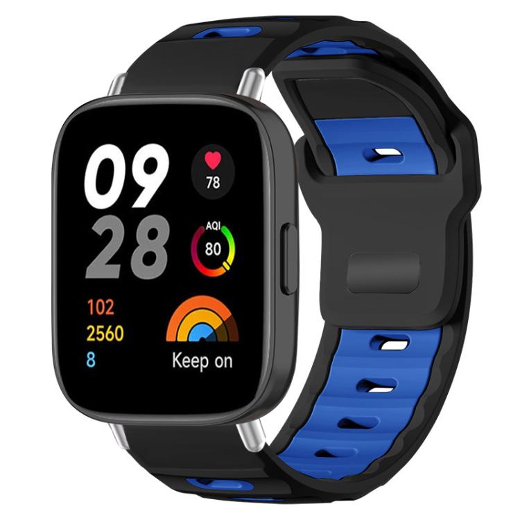 xDfind Flat-head Dual-color Silicone Watch Band, For Redmi Watch 3