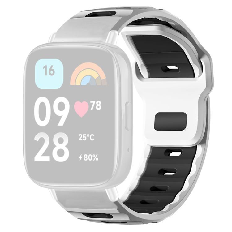 xDfind Flat-head Dual-color Silicone Watch Band, For Redmi Watch 3 Active / Watch 3 Lite