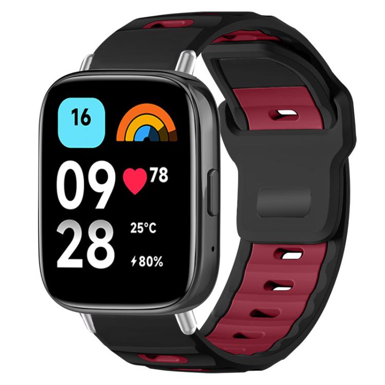 xDfind Flat-head Dual-color Silicone Watch Band, For Redmi Watch 3 Active / Watch 3 Lite
