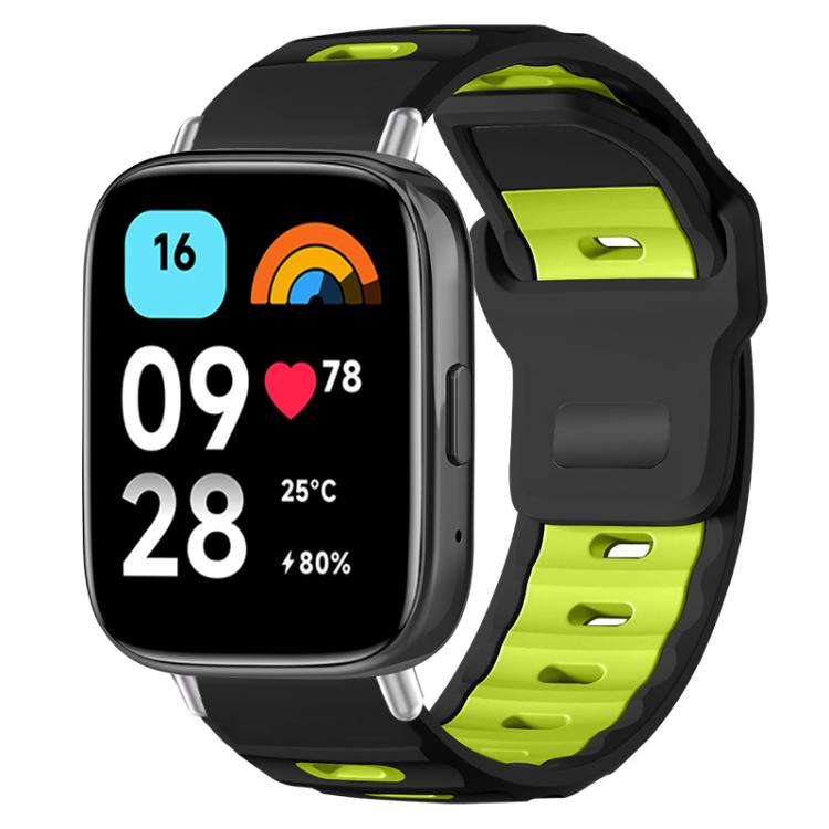 xDfind Flat-head Dual-color Silicone Watch Band, For Redmi Watch 3 Active / Watch 3 Lite