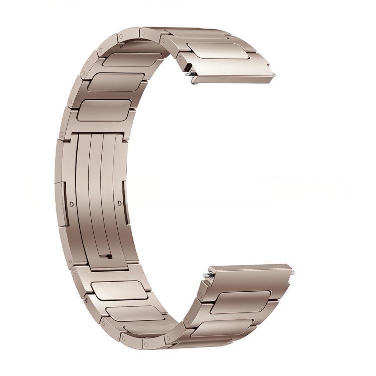 xDfind Quick-release Fold-over Clasp Titanium Alloy Watch Band, For Huawei Watch 5 42mm