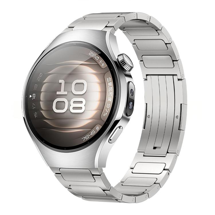 xDfind Quick-release Fold-over Clasp Titanium Alloy Watch Band, For Huawei Watch 5 42mm