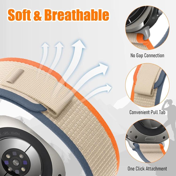 xDfind Wild Path Loop Nylon Hook and Loop Fastener Watch Band, For Samsung Galaxy Watch Ultra / Ultra 2025