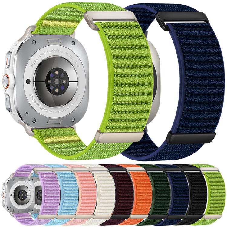 xDfind Two-section Mountain Pattern Nylon Watch Band, For Samsung Galaxy Watch Ultra / Ultra 2025