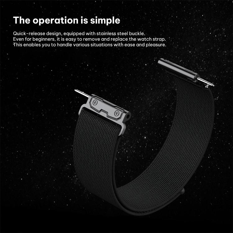 xDfind Wild Path Loop Nylon Quick-release Watch Band, For Garmin Venu X1