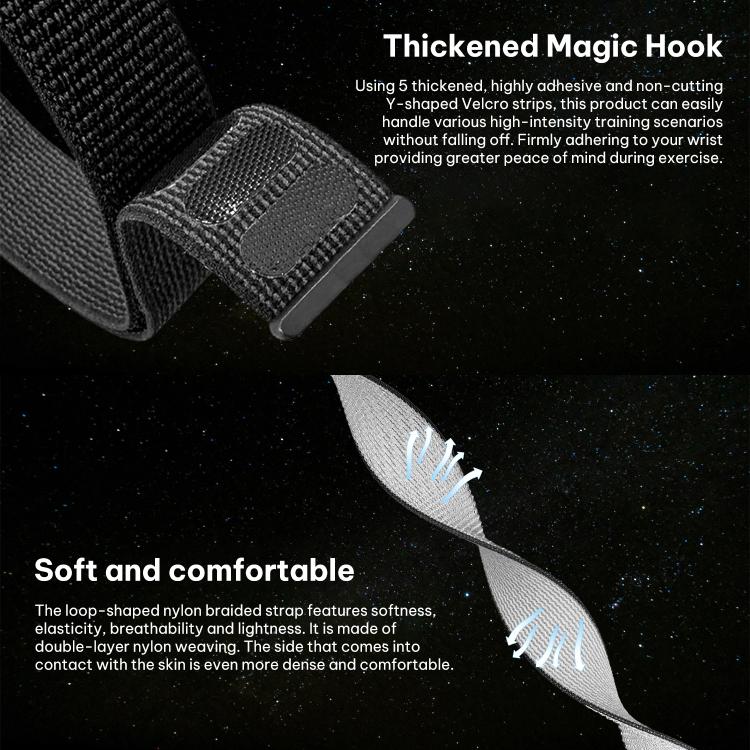 xDfind Wild Path Loop Nylon Quick-release Watch Band, For Garmin Venu X1