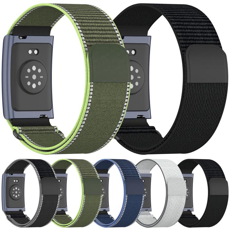 For Amazfit Helio Strap xDfind Covered Nylon Loop Band, 280mm Wristband