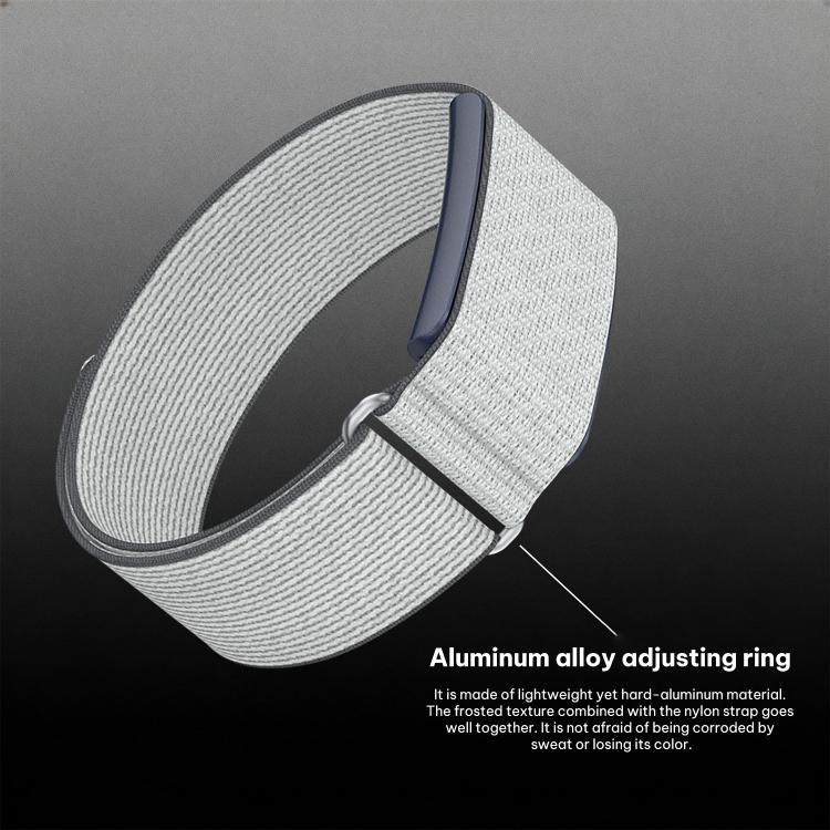 For Amazfit Helio Strap xDfind Covered Nylon Loop Band, 420mm Arm Strap
