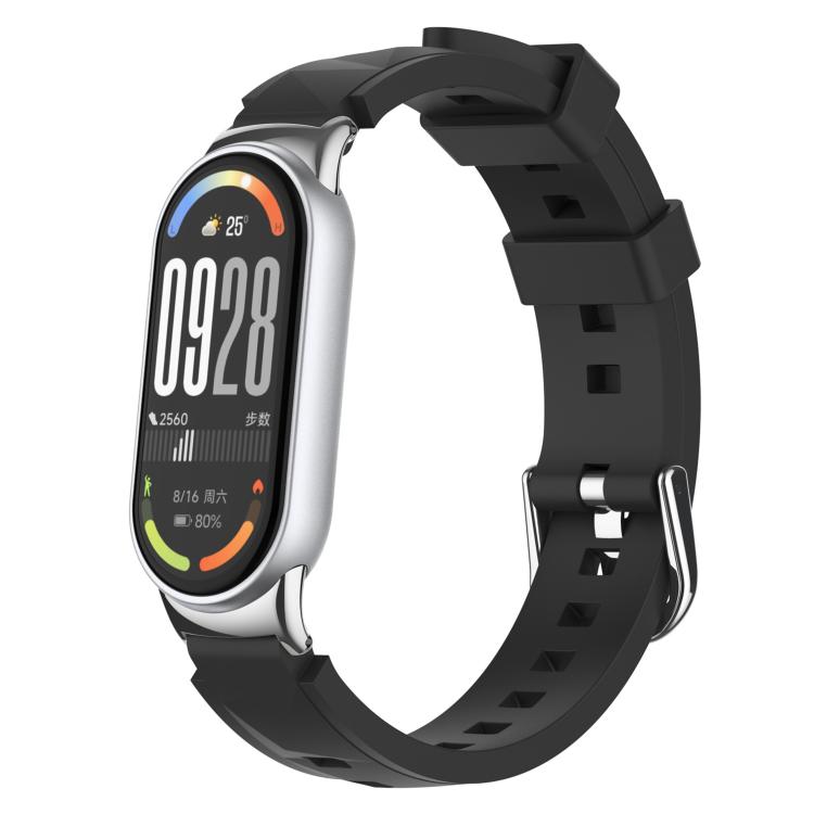 xDfind Diamond Texture 3D Silicone Watch Band, For Xiaomi Smart Band 10 / 9 / 8