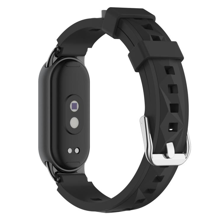 xDfind Diamond Texture 3D Silicone Watch Band, For Xiaomi Smart Band 10 / 9 / 8