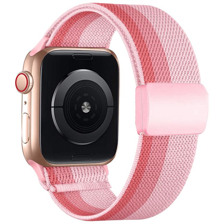 xDfind Elastic Nylon Braided Magnetic Buckle Watch Band, For Apple Watch 42 / 44 / 45 / 46 / 49mm