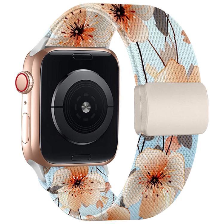 xDfind Elastic Nylon Braided Magnetic Buckle Watch Band, For Apple Watch 42 / 44 / 45 / 46 / 49mm