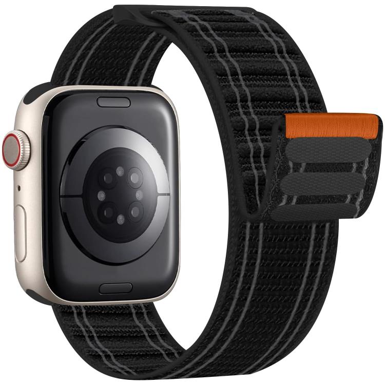 xDfind Nylon Loop Woven Hook and Loop Fastener Watch Band, For Apple Watch 42 / 44 / 45 / 46 / 49mm