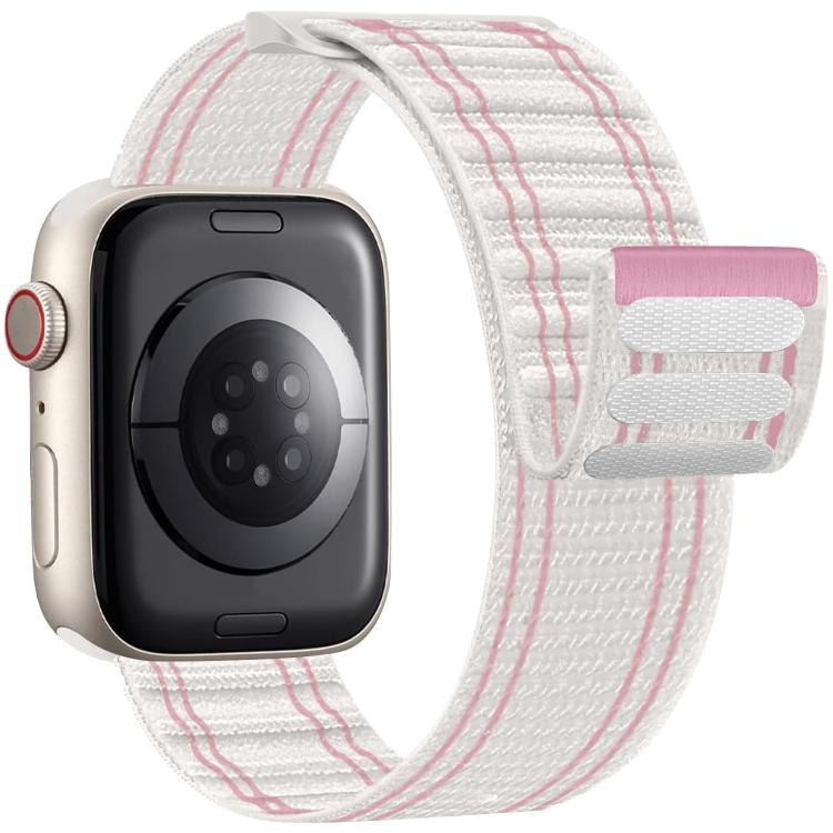 xDfind Nylon Loop Woven Hook and Loop Fastener Watch Band, For Apple Watch 42 / 44 / 45 / 46 / 49mm
