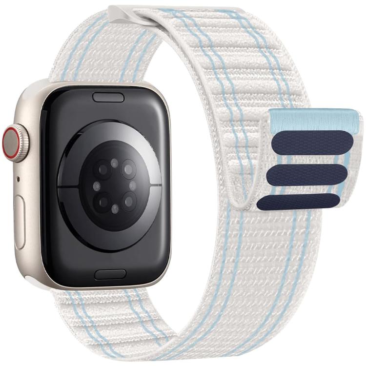 xDfind Nylon Loop Woven Hook and Loop Fastener Watch Band, For Apple Watch 42 / 44 / 45 / 46 / 49mm