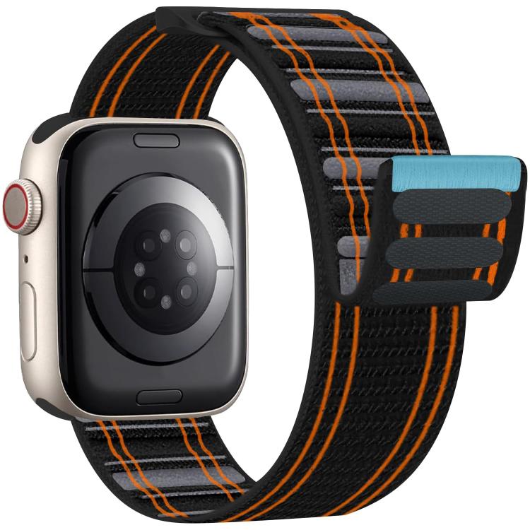 xDfind Nylon Loop Woven Hook and Loop Fastener Watch Band, For Apple Watch 42 / 44 / 45 / 46 / 49mm