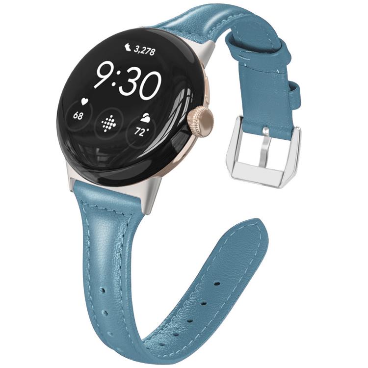 xDfind Slim Genuine Leather Watch Band, For Google Pixel Watch 4 / 3 / 2 / 1 41mm