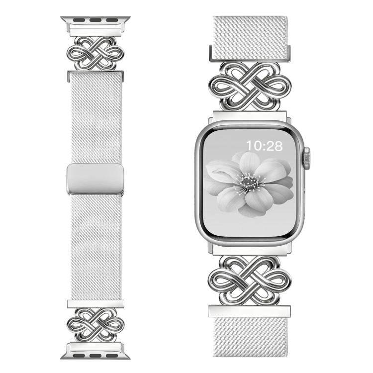 xDfind Chinese Knot Nylon Braided Magnetic Buckle Watch Band, For Apple Watch 42 / 44 / 45 / 46 / 49mm