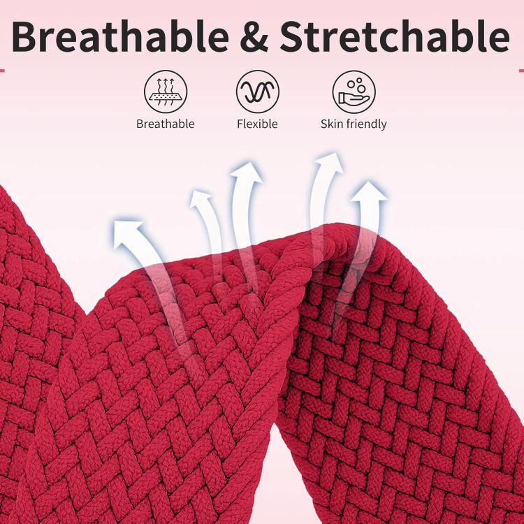 xDfind Chinese Knot Nylon Rainbow Braided Magnetic Buckle Watch Band, For Apple Watch 38 / 40 / 41 / S11 42mm