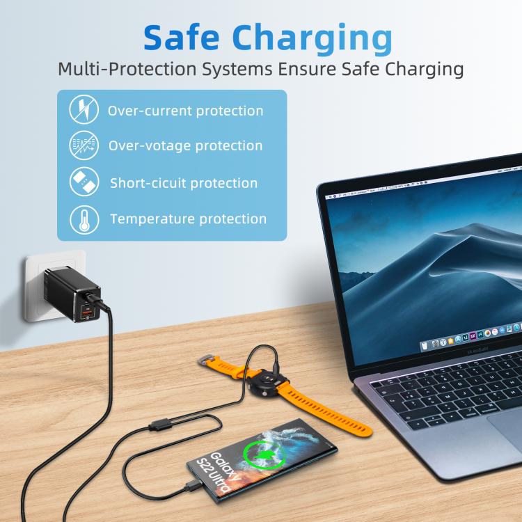 xDfind 2 in 1 USB to Type-C Charger Cable, Length: 1.2m, Charger Cable