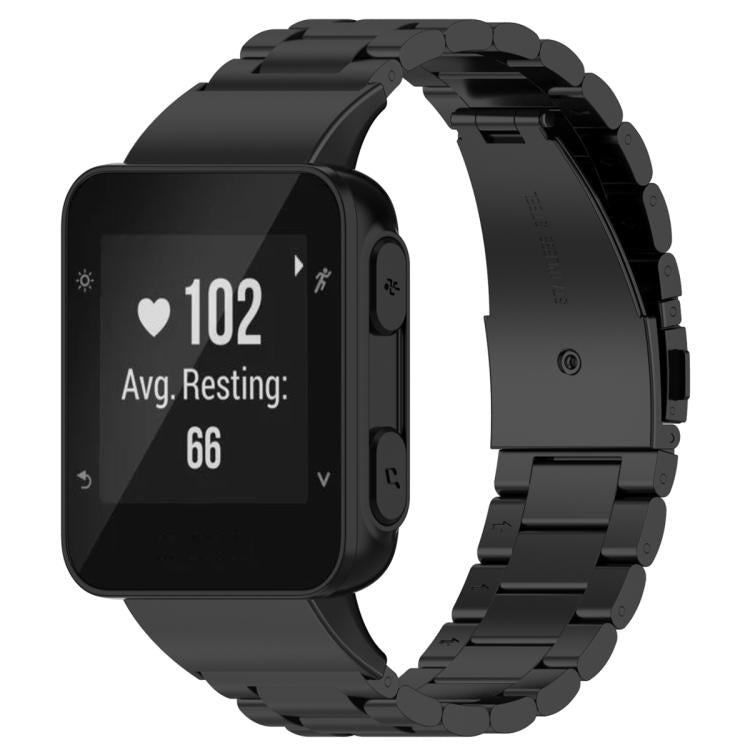 xDfind Three Beads Stainless Steel Watch Band, For Garmin Forerunner 45 / 45S / Swim 2, For Garmin Forerunner 35 / 30