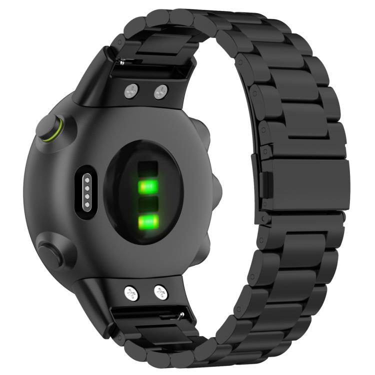 xDfind Three Beads Stainless Steel Watch Band, For Garmin Forerunner 45 / 45S / Swim 2, For Garmin Forerunner 35 / 30