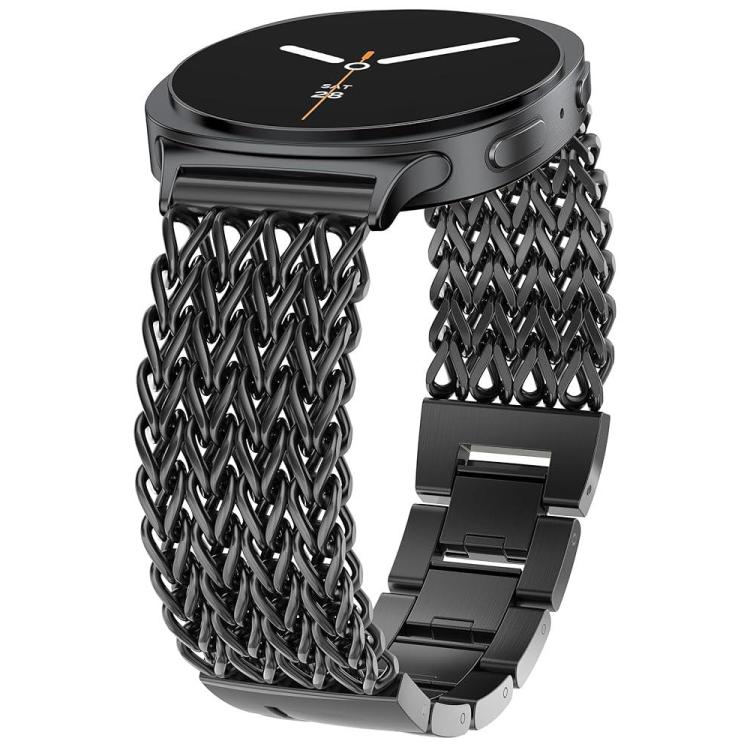 xDfind Herringbone Braided Stainless Steel Watch Band, For Samsung Galaxy Watch8 / Watch8 Classic