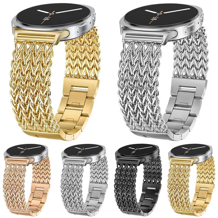 xDfind Herringbone Braided Stainless Steel Watch Band, For Samsung Galaxy Watch Ultra / Ultra 2025