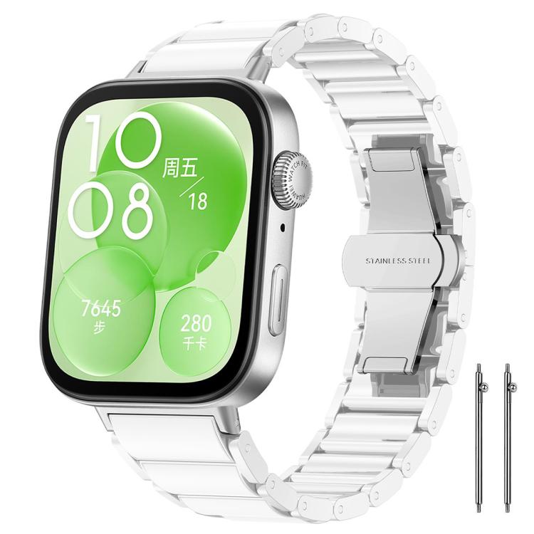 xDfind Ceramic Stainless Steel Watch Band, For Huawei Watch Fit4 / Fit4 Pro