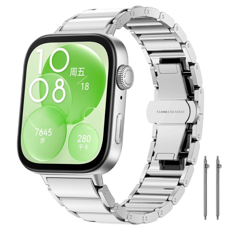 xDfind Ceramic Stainless Steel Watch Band, For Huawei Watch Fit4 / Fit4 Pro