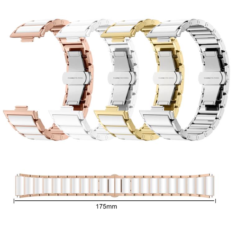 xDfind Ceramic Stainless Steel Watch Band, For Huawei Watch Fit4 / Fit4 Pro