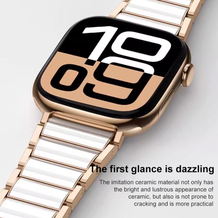 xDfind Ceramic Stainless Steel Watch Band, For Apple Watch 38 / 40 / 41 / S11 42mm