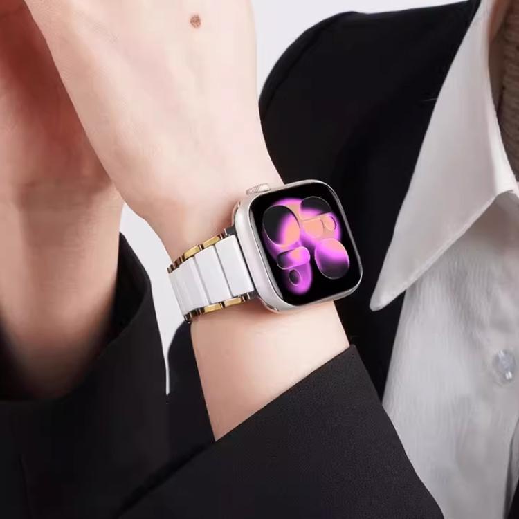 xDfind Ceramic Stainless Steel Watch Band, For Apple Watch 38 / 40 / 41 / S11 42mm