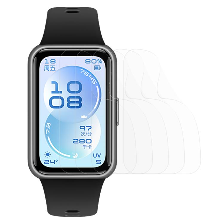 5pcs xDfind Soft Hydrogel Film Full Cover Front Protector, For Huawei Watch Fit 5, For Huawei Band 11 Pro, For Huawei Band 11