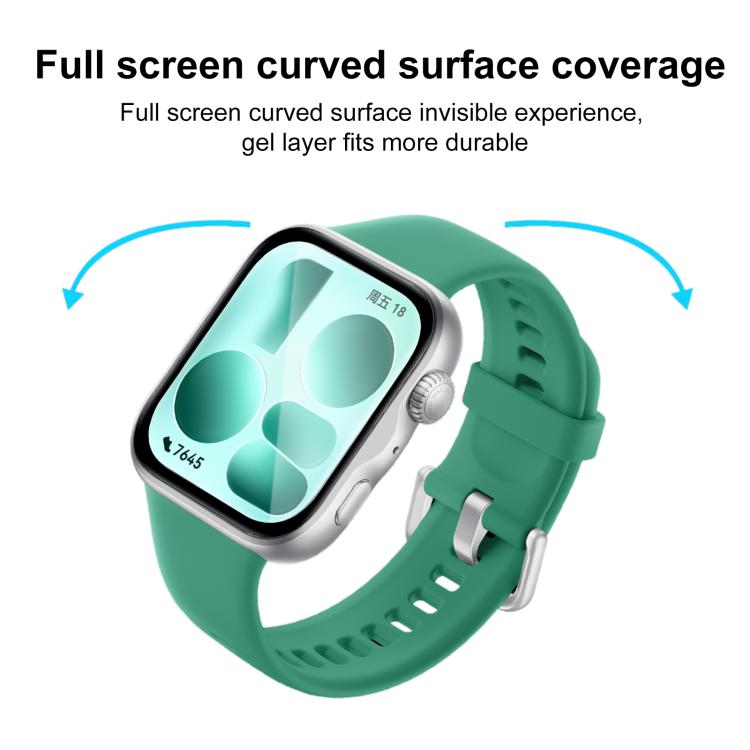 2pcs xDfind Curved 3D Composite Material Soft Film Screen Protector, For Huawei Watch Fit 5, For Huawei Band 11 Pro, For Huawei Band 11
