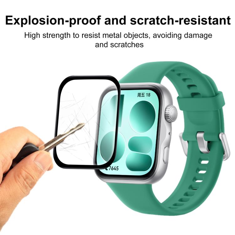 2pcs xDfind Curved 3D Composite Material Soft Film Screen Protector, For Huawei Watch Fit 5, For Huawei Band 11 Pro, For Huawei Band 11