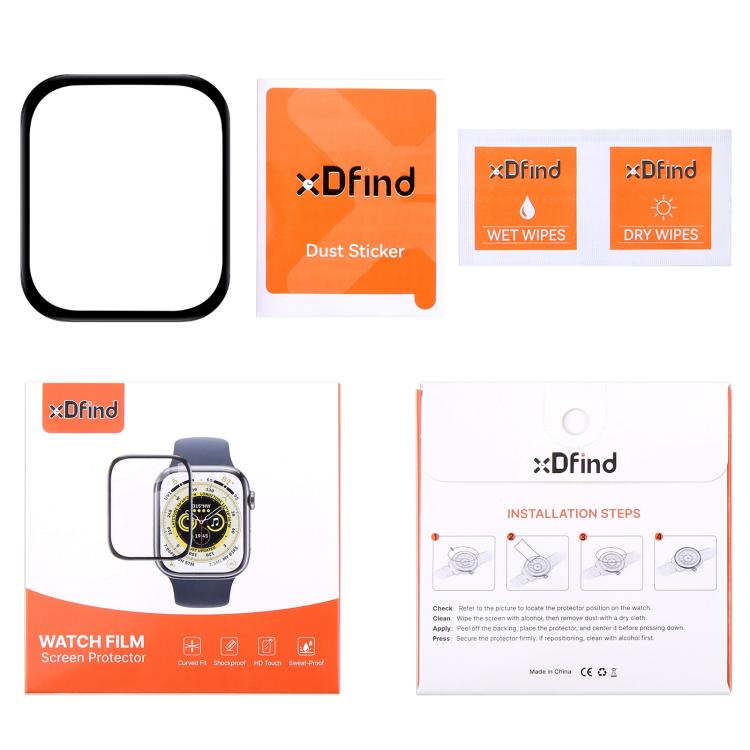 2pcs xDfind Curved 3D Composite Material Soft Film Screen Protector, For Huawei Watch Fit 5, For Huawei Band 11 Pro, For Huawei Band 11