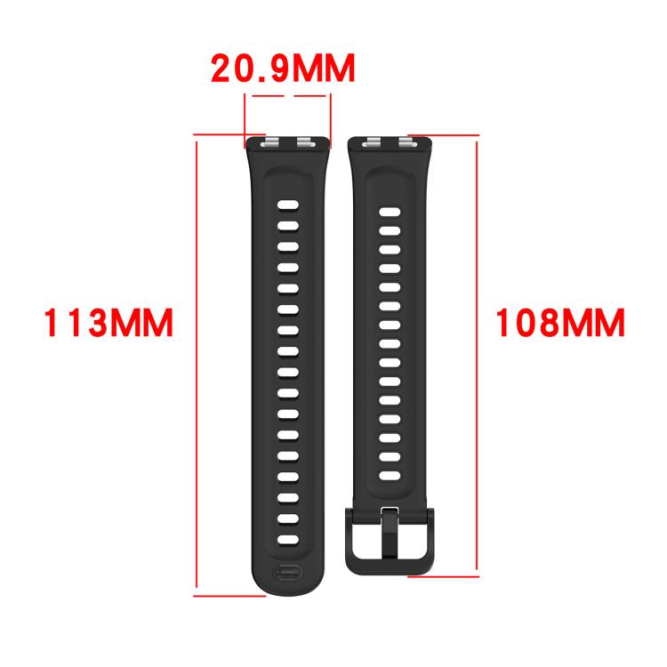 xDfind Wavy Texture Silicone Watch Band, For Huawei Band 11 Pro / 11