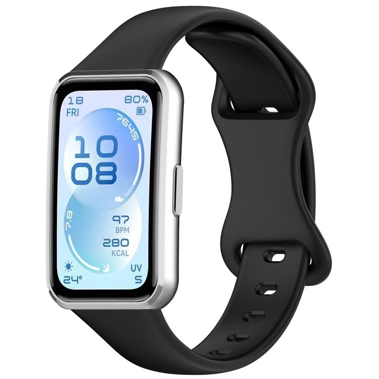 xDfind Slim Figure-8 Sports Reverse Buckle Silicone Watch Band, For Huawei Band 11 Pro / 11