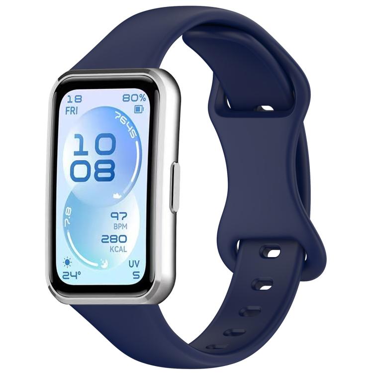 xDfind Slim Figure-8 Sports Reverse Buckle Silicone Watch Band, For Huawei Band 11 Pro / 11