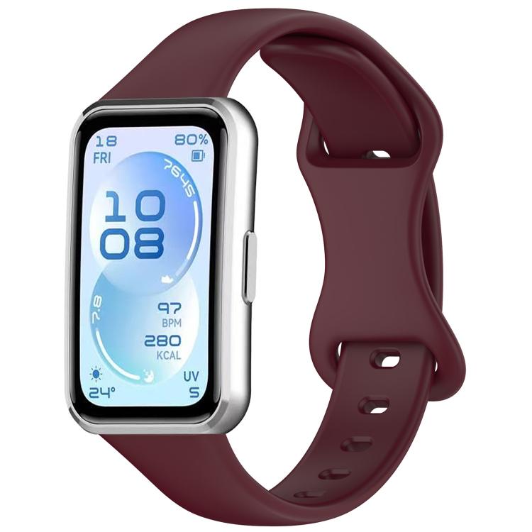 xDfind Slim Figure-8 Sports Reverse Buckle Silicone Watch Band, For Huawei Band 11 Pro / 11